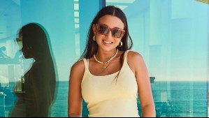 Tita Ureta muestra su embarazo de 30 semanas con un sofisticado look sastrero