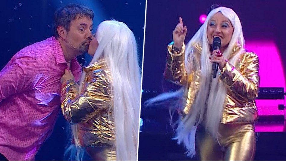 Incluso besó a Daniel Valenzuela: Así fue la imitación de Raquel Castillo a Christina Aguilera en Dale Play