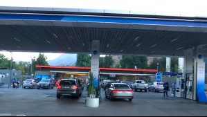Sin esperas: Así lucen las bencineras tras concretarse alza histórica de combustibles
