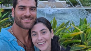 Con una tierna postal familiar: Marco Grimalt y su esposa anuncian el nacimiento de su primer hijo