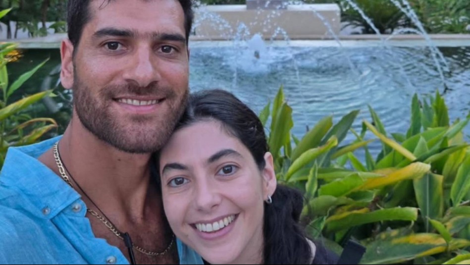 Con una tierna postal familiar: Marco Grimalt y su esposa anuncian el nacimiento de su primer hijo