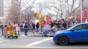 Protestas a favor y en contra marcan nueva audiencia de Nicolás Maduro en Nueva York