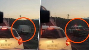 Video muestra disparos en persecución policial tras violento robo a camión en Ruta 5 Sur