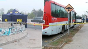 Asaltante muere por disparos de carabinero de civil al que intentó robar en un bus Red en La Granja
