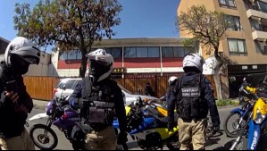 ¡Se las sabía todas! Motoristas de la Municipalidad de Santiago detuvieron a un ladrón muy particular