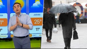 Posibles lluvias entre viernes y sábado: Revisa acá el pronóstico del tiempo para la semana en Santiago