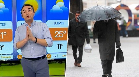 Posibles lluvias entre viernes y sábado: Revisa acá el pronóstico del tiempo para la semana en Santiago