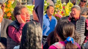 La emotiva despedida del 'Guatón' de Los Atletas de la Risa a su fallecida esposa: Lo acompañó el 'Chino'