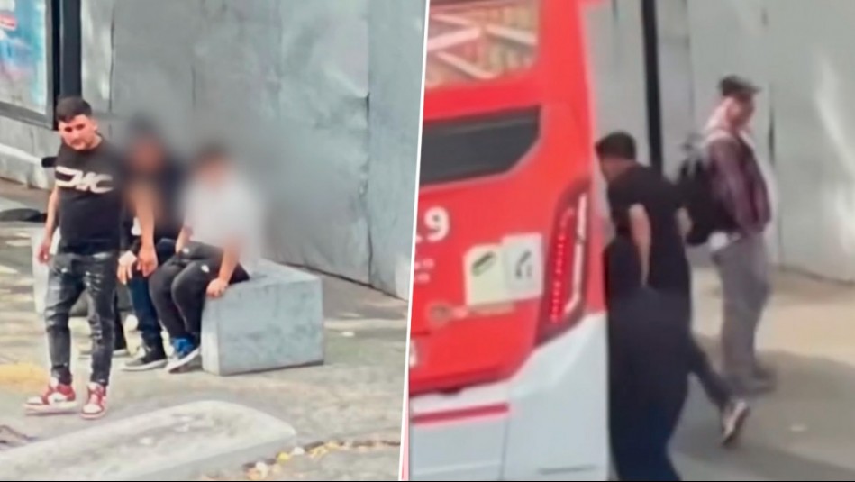 La 'jauría de Franklin': El grupo que ataca en manada y siembra el terror en buses y paraderos de Santiago