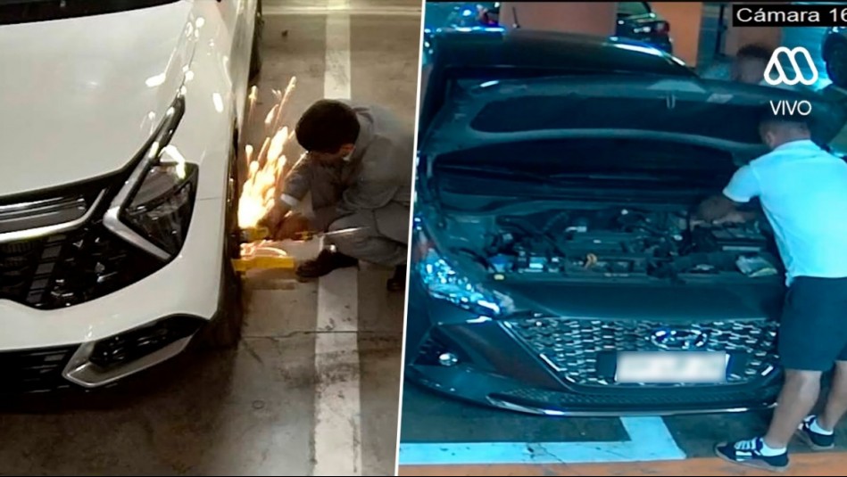 Desbaratan banda que robó más de 200 autos en Santiago: Operaba en estacionamientos de malls
