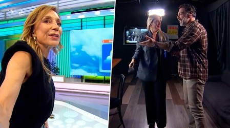 Neme y Karen muestran el backstage de Mucho Gusto y captan inesperada llamada en pleno programa