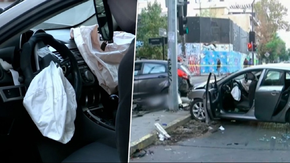 Carabinero quiso encubrir su participación en choque que dejó a mujer en riesgo vital: Acusó robo de su auto