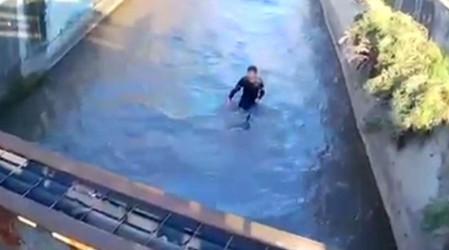 Atrapados 133: Delincuente prófugo de la justicia se lanza al canal San Carlos para huir de Carabineros