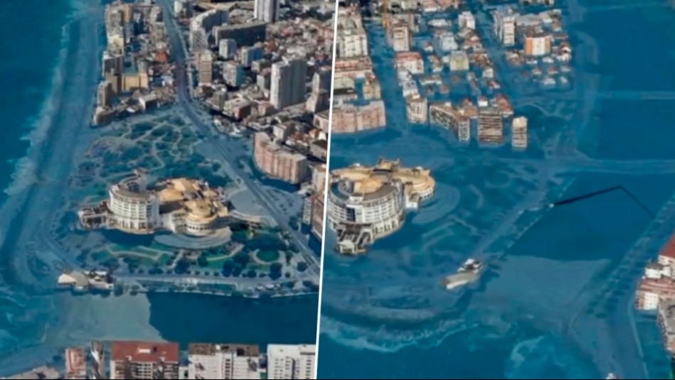 Simulación de tsunami en Viña del Mar: ¿Qué pasaría en la zona costera con un terremoto de magnitud 9?