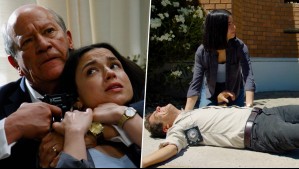 Gabriel sacrifica todo por salvar a Diana y es baleado por Luis Emilio en El Jardín de Olivia