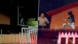 Lo bajaron a golpes: Vecinos de Puente Alto ajustician a ladrón que se había subido al techo de una casa