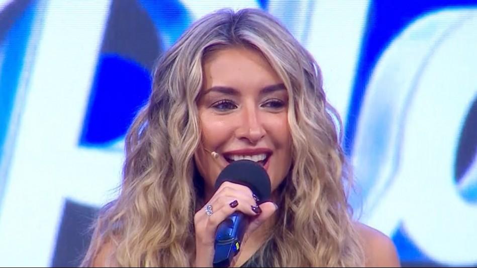 Camila Andrade puso a prueba su voz y memoria cantando 'Mujer contra mujer' de Mecano en Dale Play