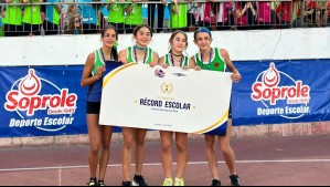 Más de 4.000 atletas escolares participaron en el interescolar de atletismo auspiciado por Soprole