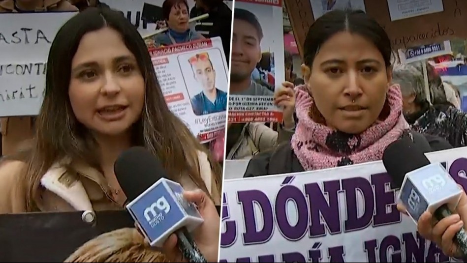 Nieta de María Ercira e hija de concejala de Villa Alegre se unen en marcha por personas desaparecidas