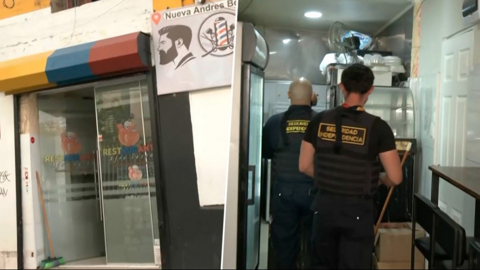Estaban atendiendo al público: Restaurante funcionaba con patente de barbería en Independencia