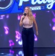 Este miércoles, en Dale Play, Consuelo Schuster fue elegida por el equipo amarillo para enfrentar el exigente desafío de Karaoke Recargado.