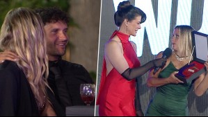 A Fabio Agostini: La graciosa reacción de Agustina Pontoriero al recibir premio a la 'mejor escena de celos'