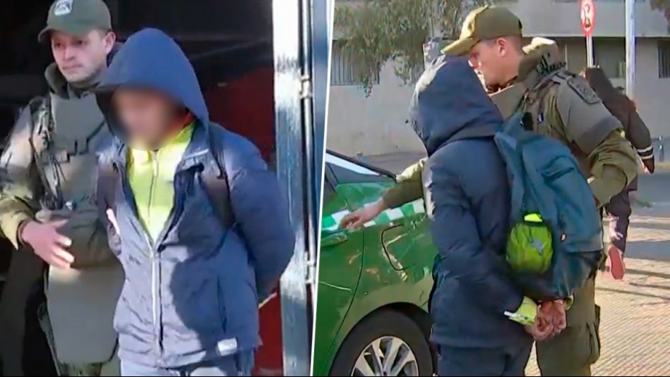 Detienen a hombre con orden vigente durante copamiento de Carabineros en estación Franklin del Metro