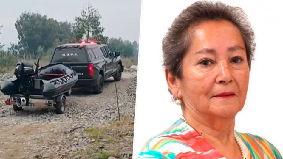 Hallazgo de patente reactiva intensa búsqueda de concejala María Ignacia González en río Loncomilla