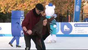 ¡Hizo una 'paloma'! Darynka Marcic sorprendió en Mucho Gusto con jugado truco en una pista de patinaje
