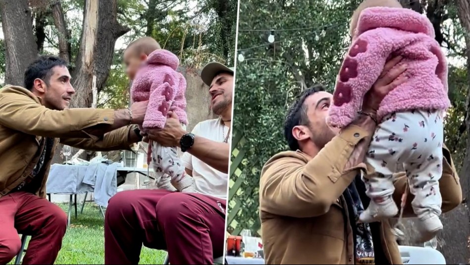 '¿Vas a ser buen papá?': El tierno video de Pedro Astorga jugando con la hija de Pangal Andrade