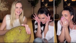 La jocosa experiencia de Inna Moll y Emilia Dides con una exótica fruta en México: 'Le echamos muchas ganas'