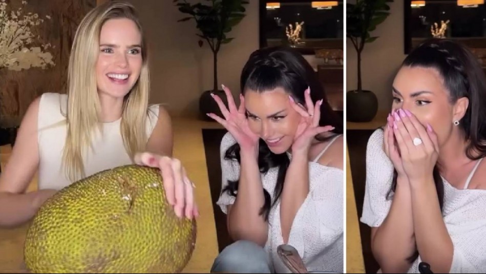 La jocosa experiencia de Inna Moll y Emilia Dides con una exótica fruta en México: 'Le echamos muchas ganas'