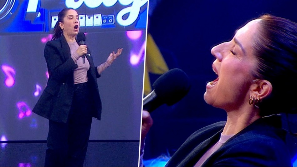 Mariana Loyola sacó risas con una compleja interpretación de 'Así no te amará jamás' de Amanda Miguel