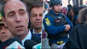 Ministro Arrau lidera fiscalización de migrantes y comercio ambulante en Barrio Meiggs