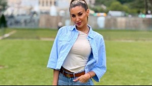 Encantadora y elegante: Camila Andrade conquista la ciudad de París con un vestido de lunares
