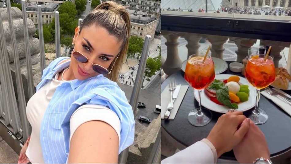 Desde 'la capital del amor': Las románticas postales de Camila Andrade con su nuevo galán
