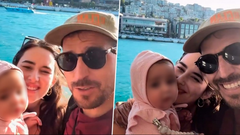 'Empezó la aventura': Pangal Andrade y Melina Noto comparten postales de su primer viaje con Alanna