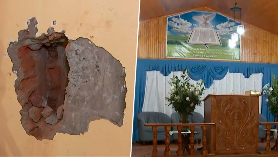 Delincuentes realizan forado en iglesia para realizar millonario robo en local comercial en Conchalí