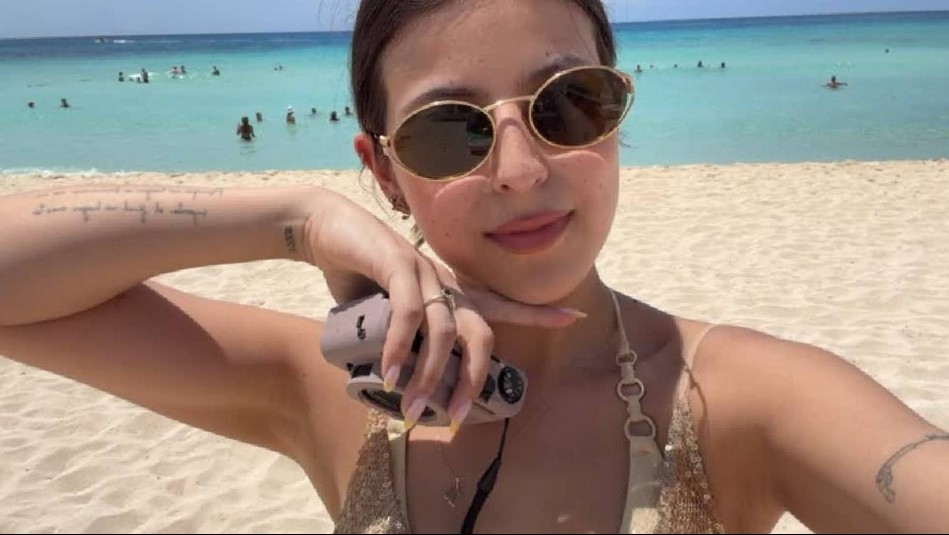 Flores y lentejuelas: Así se luce Ignacia Antonia en las paradisíacas playas de república Dominicana
