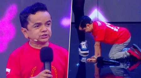 Miguelito desató las risas con particular baile tras increíble desempeño en Karaoke Recargado de Dale Play