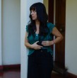 En el capítulo 320 de El Jardín de Olivia, Cynthia habló con Christian (Juan José Gurruchaga) para recibir el resto del dinero. Solo recibió la mitad por haber traicionado a Raúl (César Caillet) y el banco la apremiaba con el pago de sus deudas.