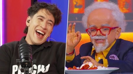 La imitación de Miguelito a Ennio Carota que hizo reír sin parar a Pancho Retamal en React de Detrás del Muro