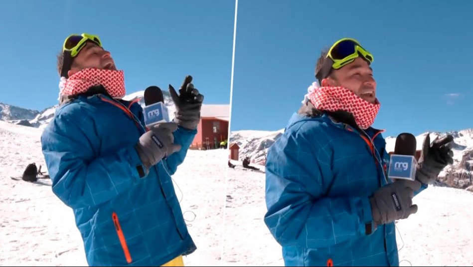 '¡¿Hay algún chileno en Valle Nevado?!': El grito de Roberto Saa en medio de una marea de brasileños