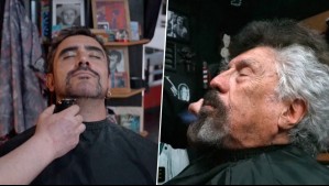 Con barbería y nostalgia: El paseo en micro de Koke Santa Ana y el 'Compadre Moncho' en Acceso a lo Nuestro