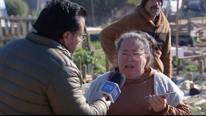 Pobladora de la megatoma de San Antonio responde a Poduje: 'No es un problema mío, es un problema de Estado'