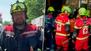 'Se habla de un milagro': El relato de bombero chileno que participó en rescate de Hernán Gil en Venezuela