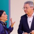 En los mejores momentos de Detrás del Muro, Chofi (Paola Troncoso) se tomó el estudio de Mucho Gusto para entregar un particular pronóstico del tiempo.