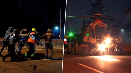Atrapados 133 - Capítulo 49: Una persecución termina con un carabinero evacuado en helicóptero