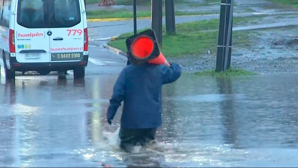 Temporal en el sur de Chile: A esta hora se registrará el pulso más importante de lluvias
