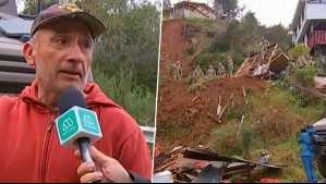 'Pensaron que estaba sepultado': El dramático relato de vecino de Corral que perdió su casa tras temporal